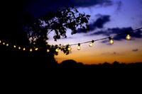 String Light sunset
